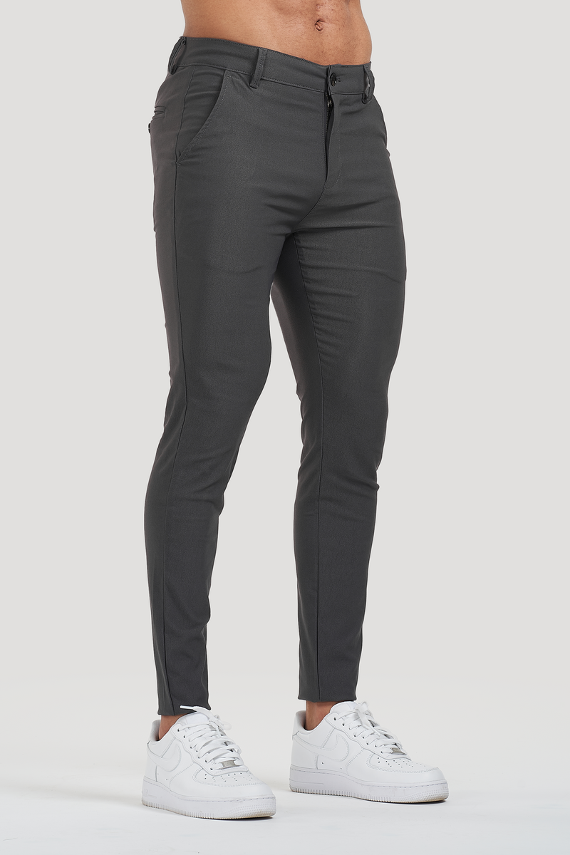 Calça Alfaiataria Masculina Luca Milano Cinza