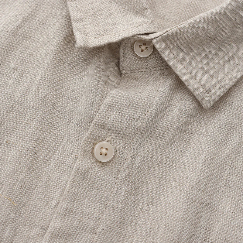 Camisa de linho Manga Curta Elite