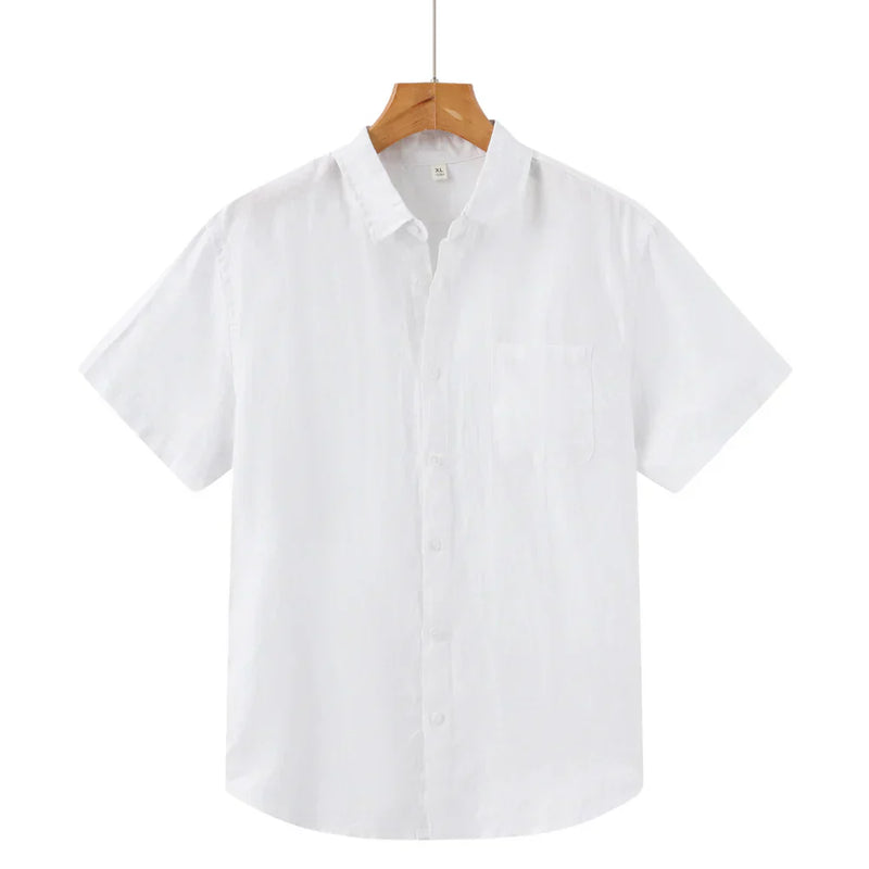 Camisa de linho Manga Curta Elite