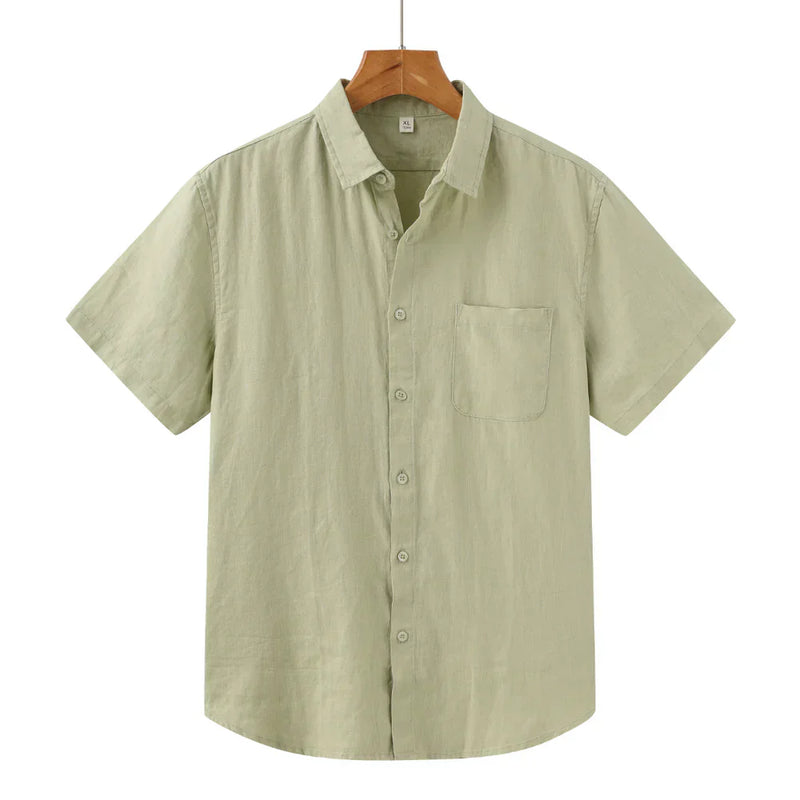 Camisa de linho Manga Curta Elite