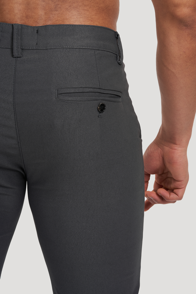 Calça Alfaiataria Masculina Luca Milano Cinza