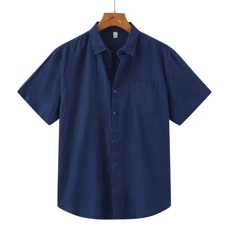 Camisa de linho Manga Curta Elite