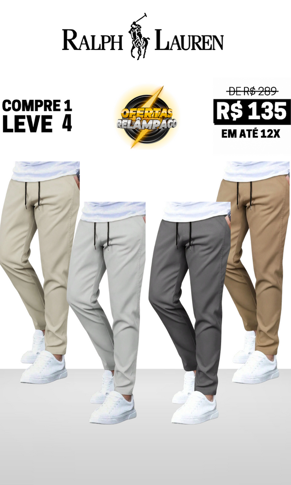 Calça Tech Alfaiataria - Compre 1 Leve 4