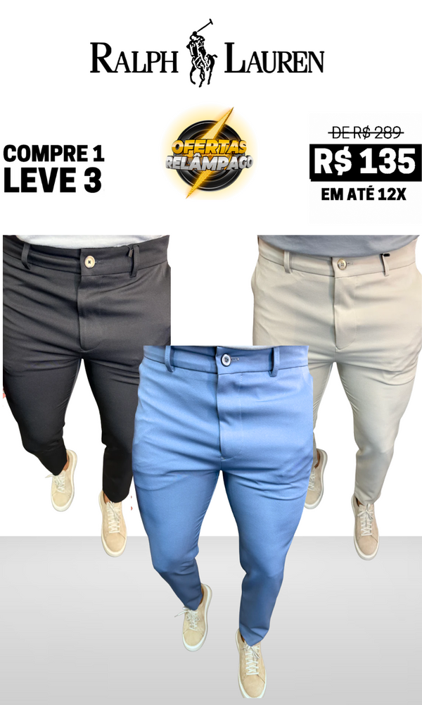 Calça Alfaiataria Roma - Compre 1 Leve 3