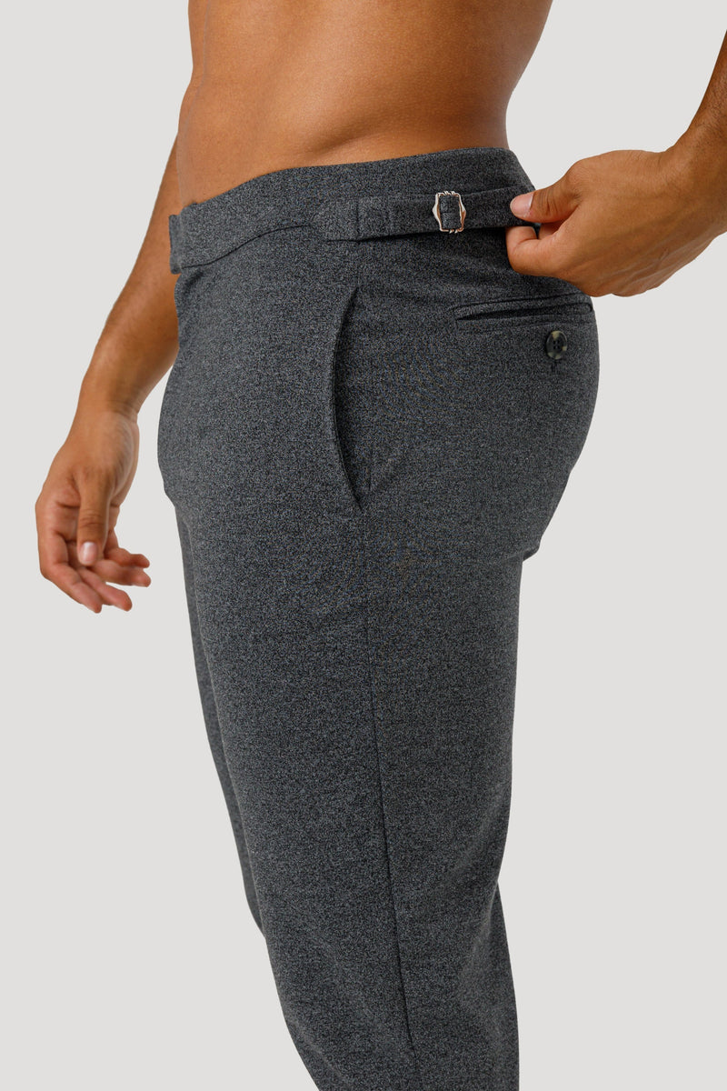 Calça Alfaiataria Luca Amalfi Cinza Chumbo