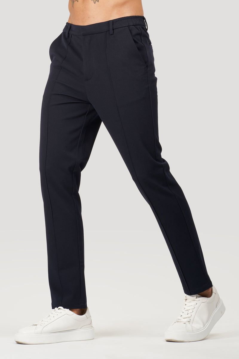 Calça Alfaiataria Masculina Capri Luca Azul Marinho