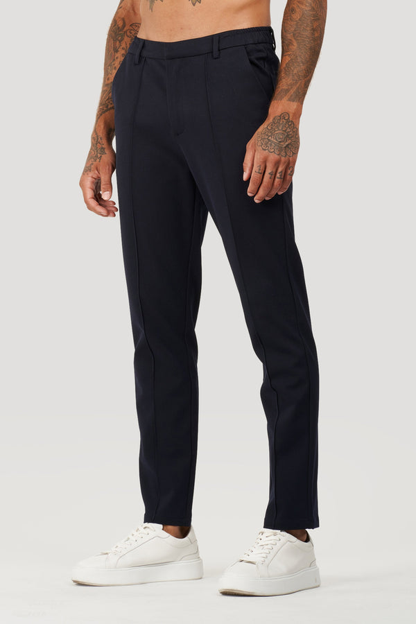 Calça Alfaiataria Masculina Capri Luca Azul Marinho