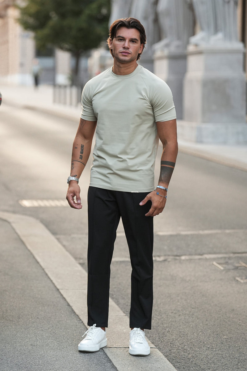 Calça Alfaiataria Masculina Capri Luca Preta