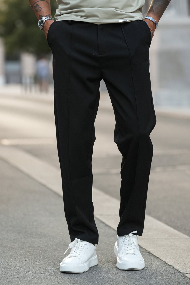 Calça Alfaiataria Masculina Capri Luca Preta