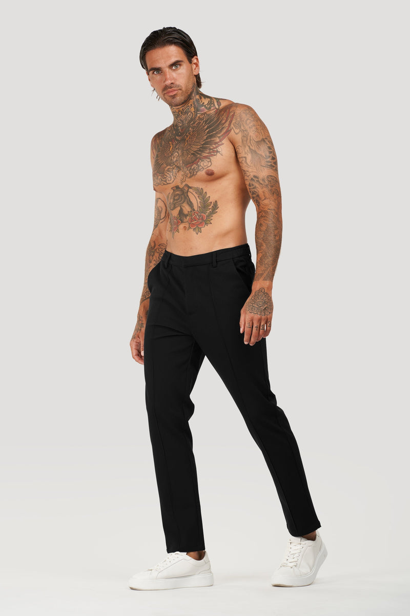 Calça Alfaiataria Masculina Capri Luca Preta