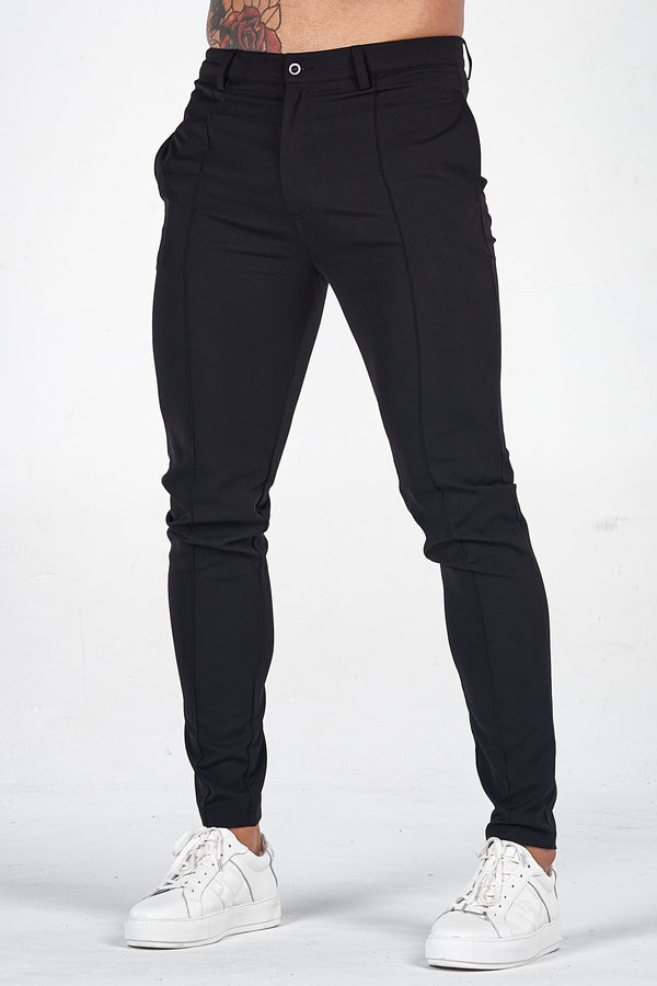 Calça Alfaiataria Masculina Luca Messina Preta