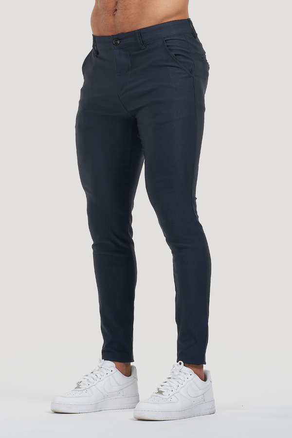 Calça Alfaiataria Masculina Luca Milano Azul Marinho