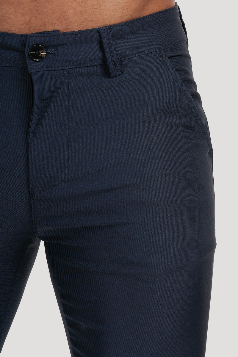 Calça Alfaiataria Masculina Luca Milano Azul Marinho