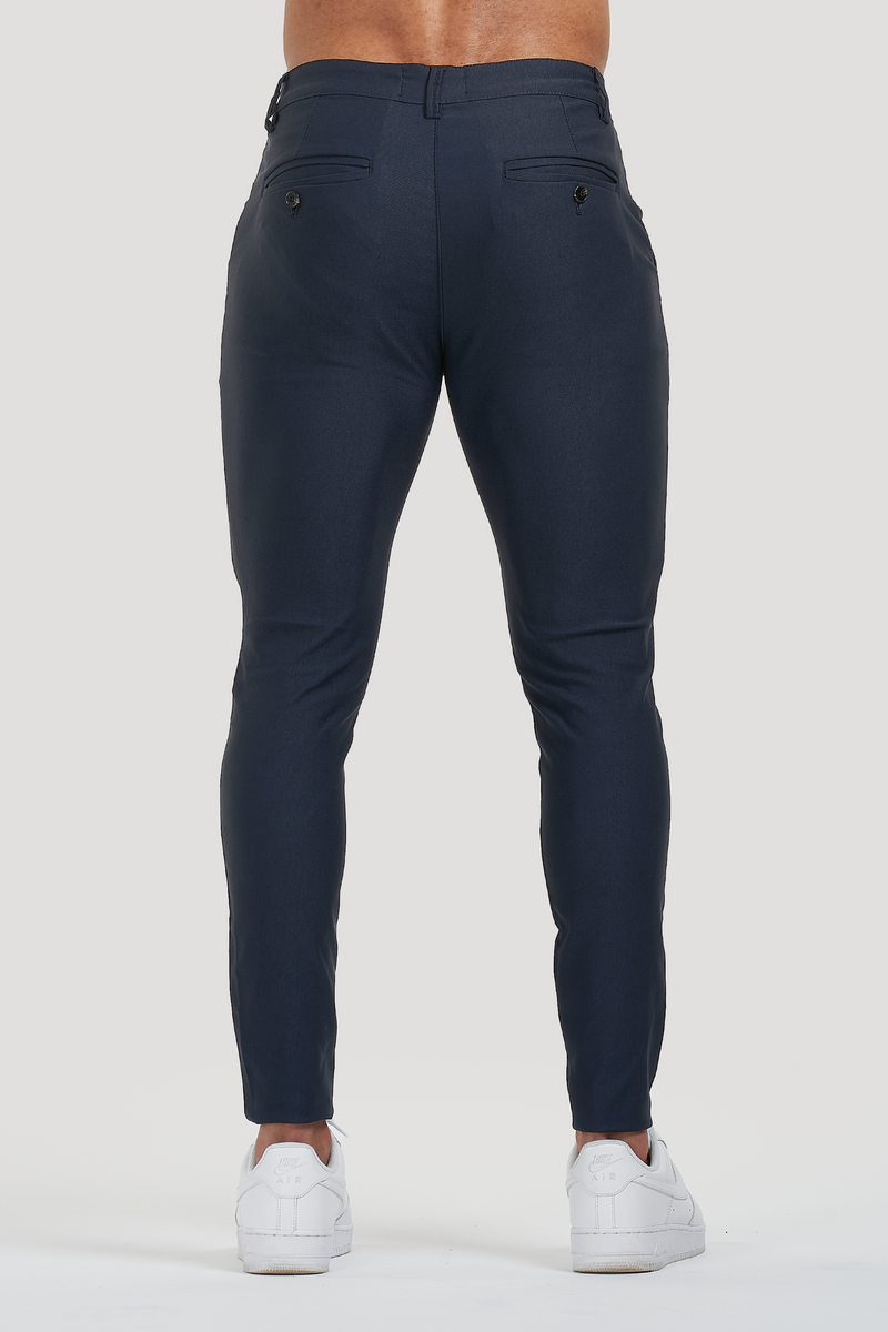 Calça Alfaiataria Masculina Luca Milano Azul Marinho