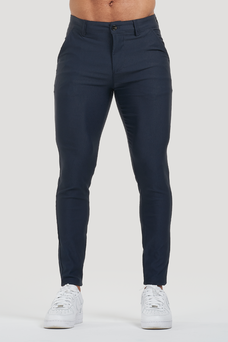 Calça Alfaiataria Masculina Luca Milano Azul Marinho