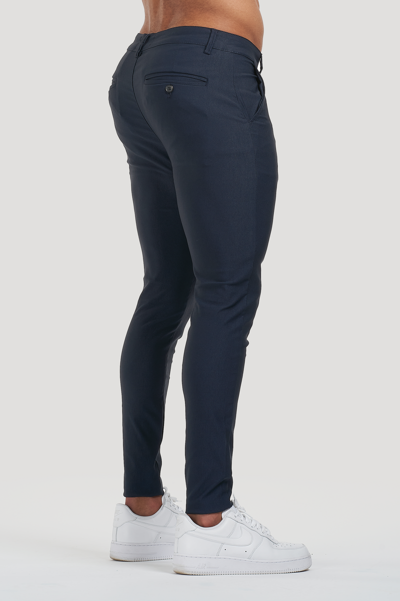 Calça Alfaiataria Masculina Luca Milano Azul Marinho