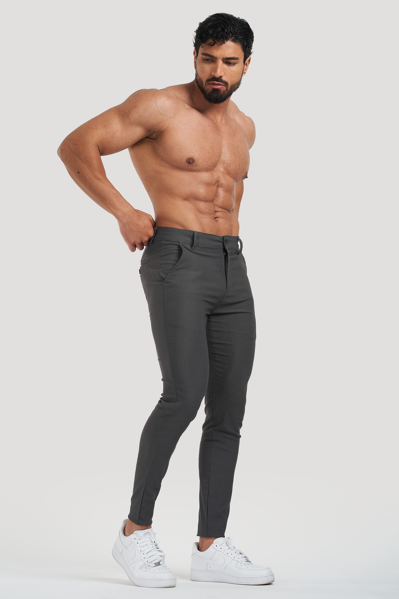 Calça Alfaiataria Masculina Luca Milano Cinza