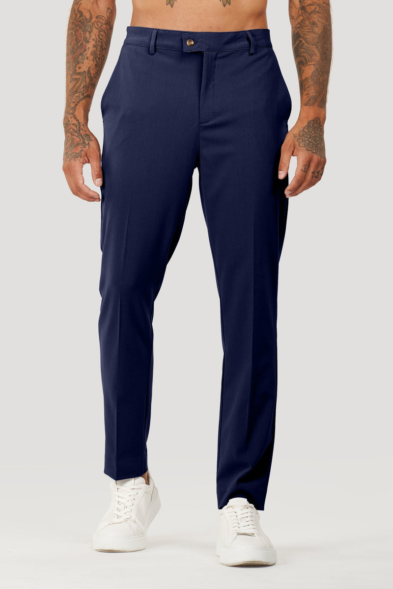 Calça Alfaiataria Masculina Milano Luca Azul Marinho