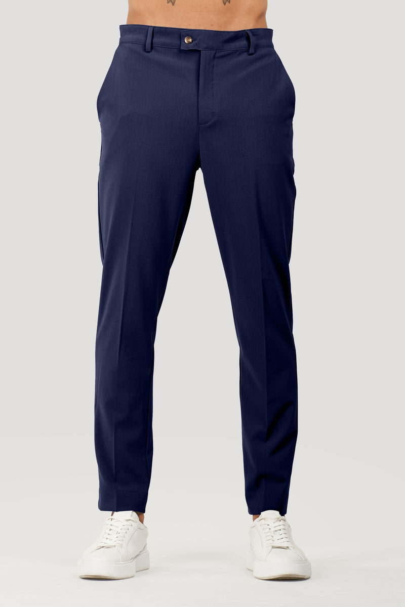 Calça Alfaiataria Masculina Milano Luca Azul Marinho