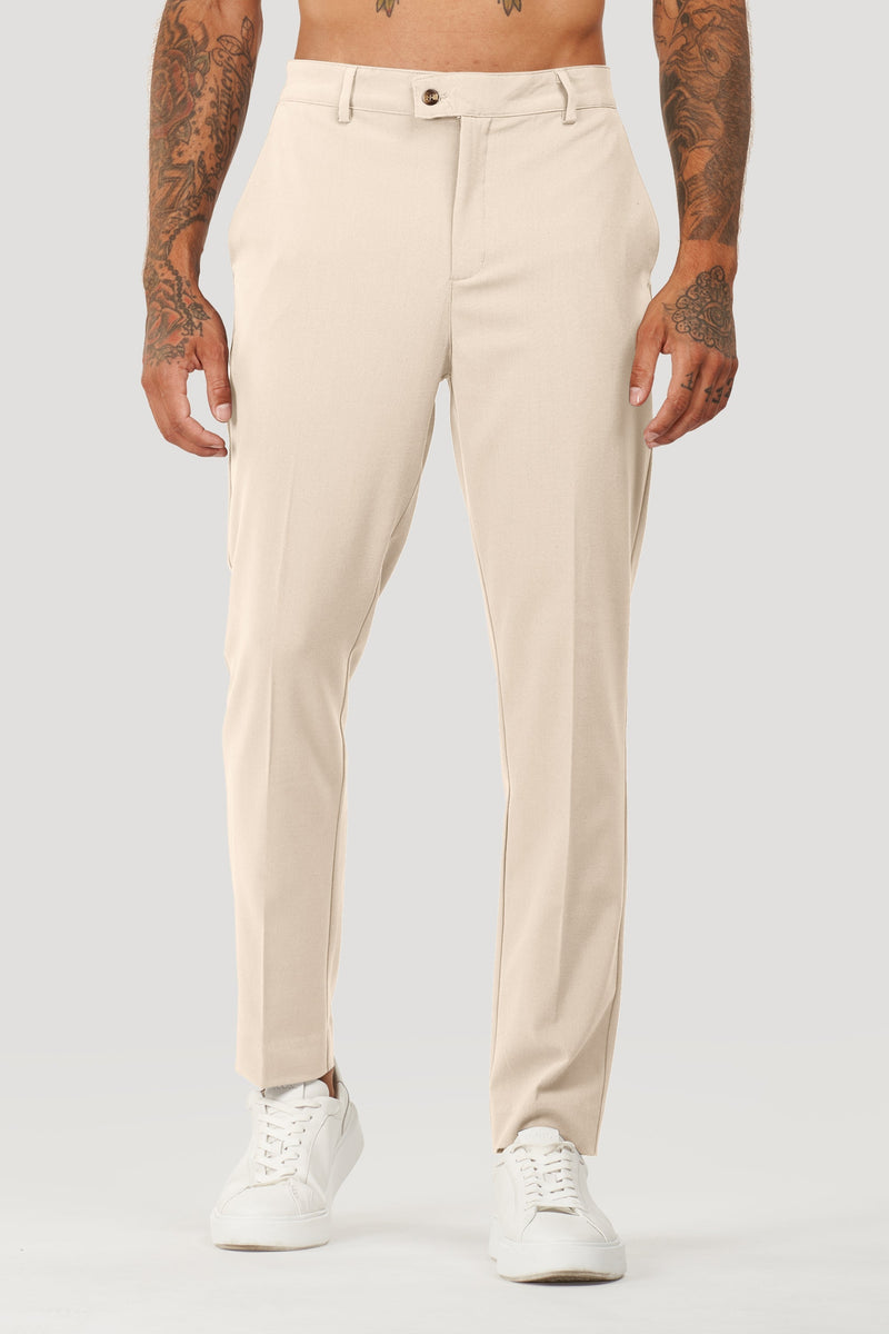 Calça Alfaiataria Masculina Milano Luca Bege