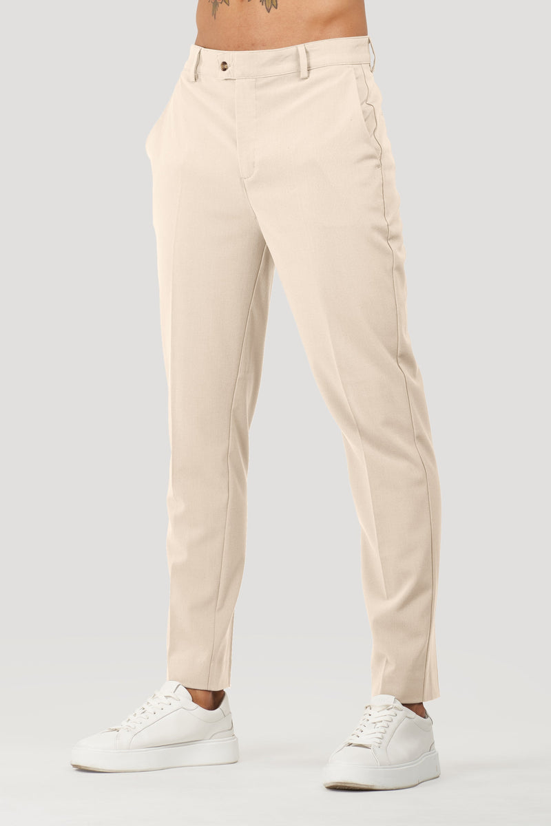 Calça Alfaiataria Masculina Milano Luca Bege