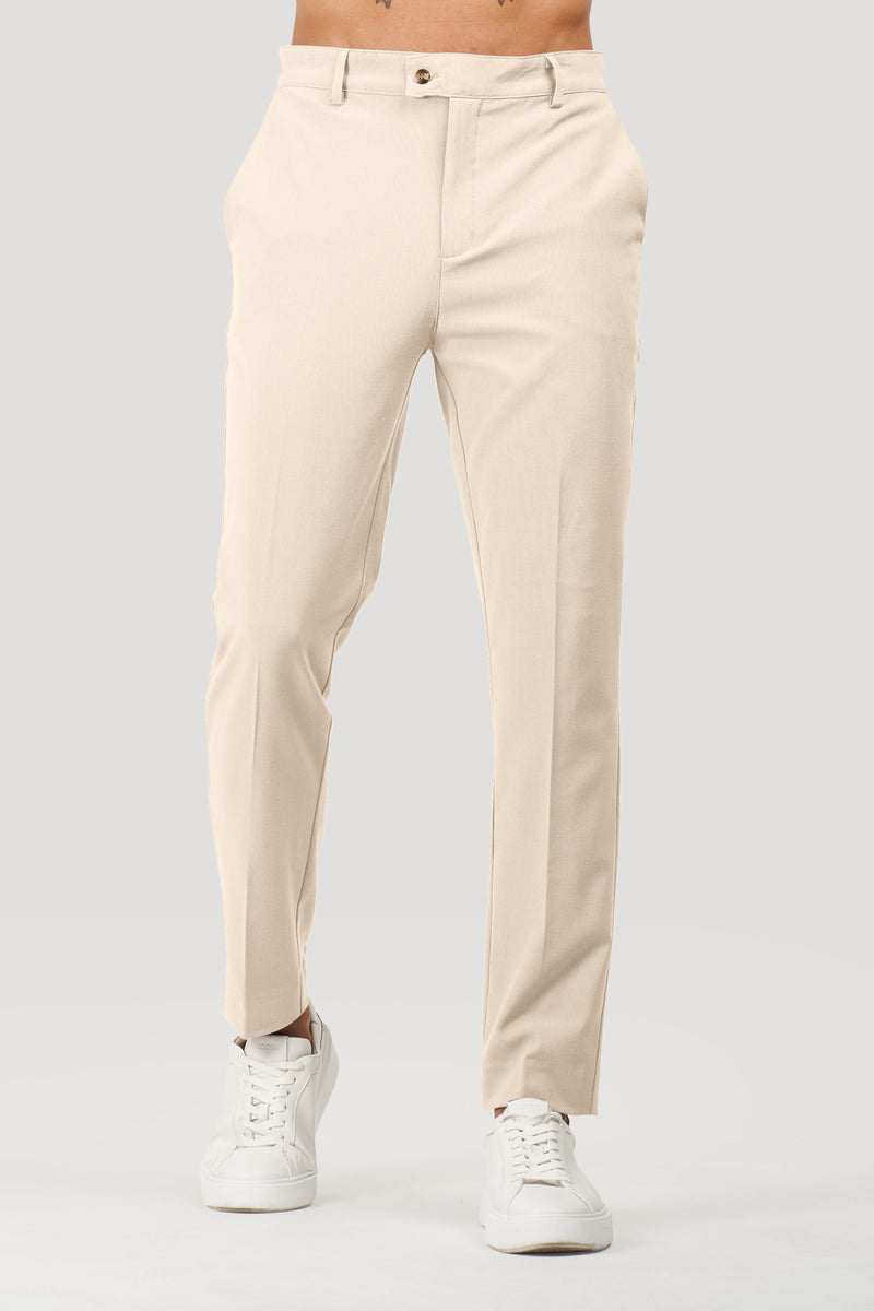 Calça Alfaiataria Masculina Milano Luca Bege