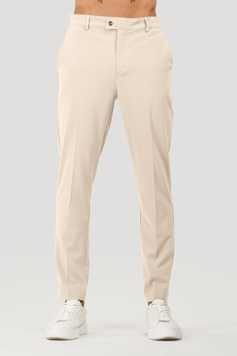 Calça Alfaiataria Masculina Milano Luca Bege