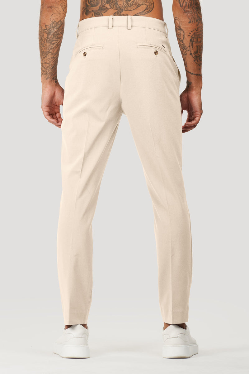 Calça Alfaiataria Masculina Milano Luca Bege