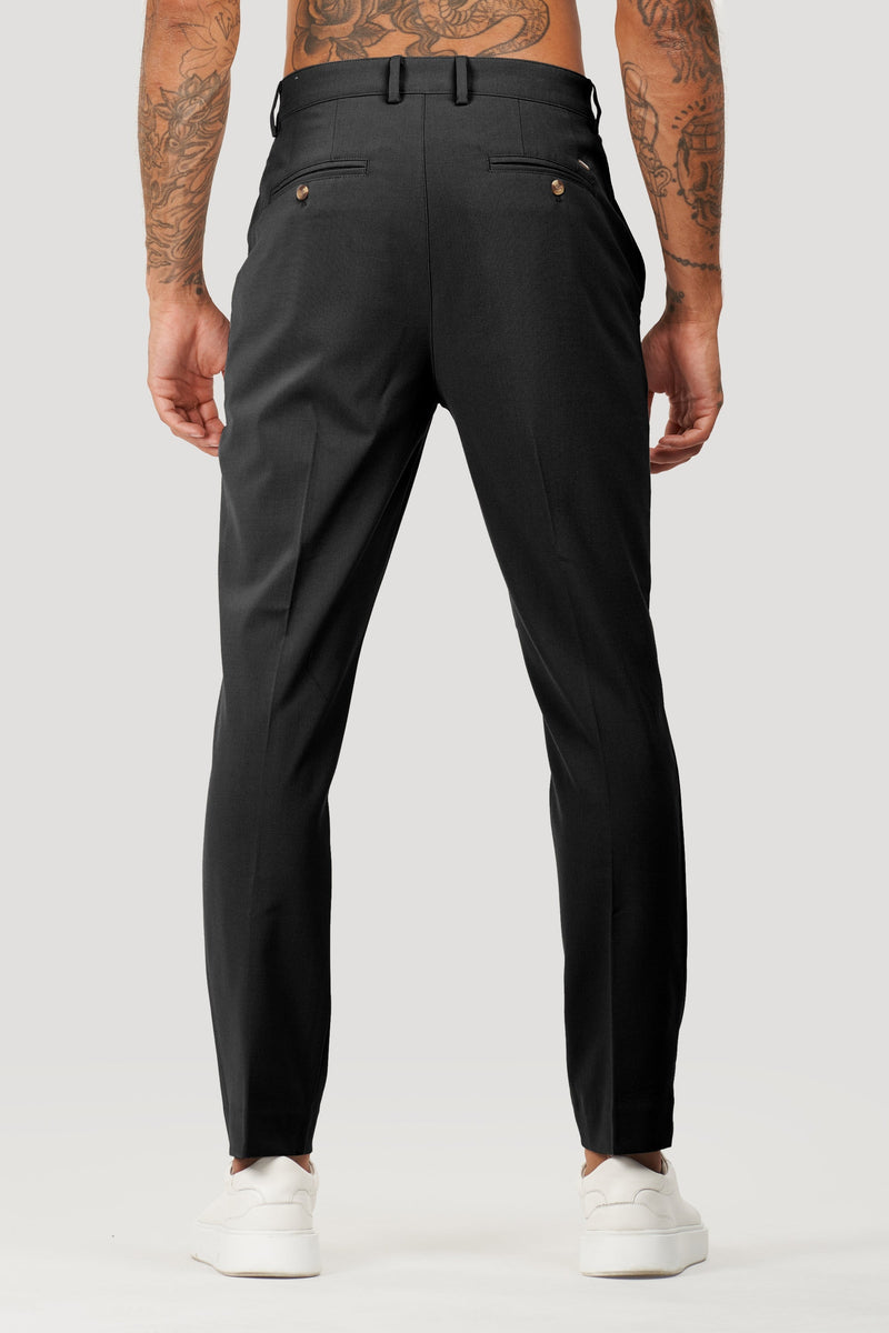 Calça Alfaiataria Masculina Milano Luca Preta