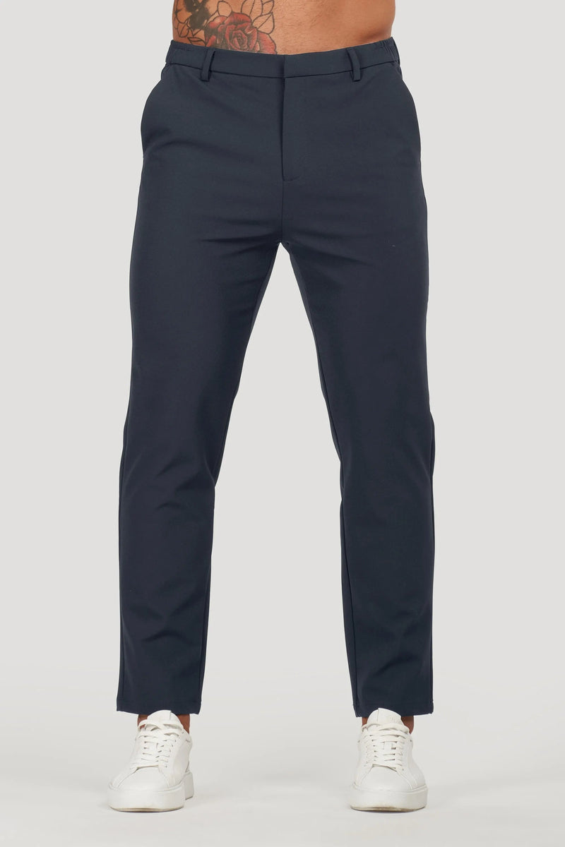 Calça Alfaiataria Masculina Tech Luca Azul Marinho