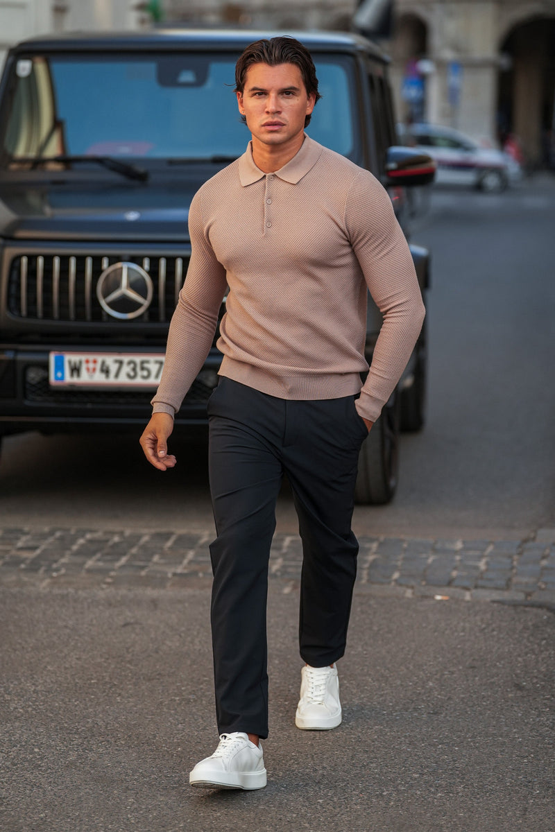 Calça Alfaiataria Masculina Tech Luca Azul Marinho