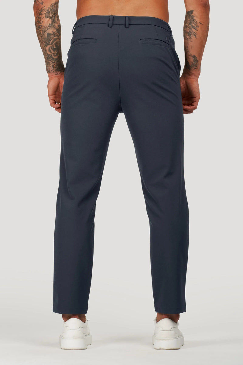 Calça Alfaiataria Masculina Tech Luca Azul Marinho
