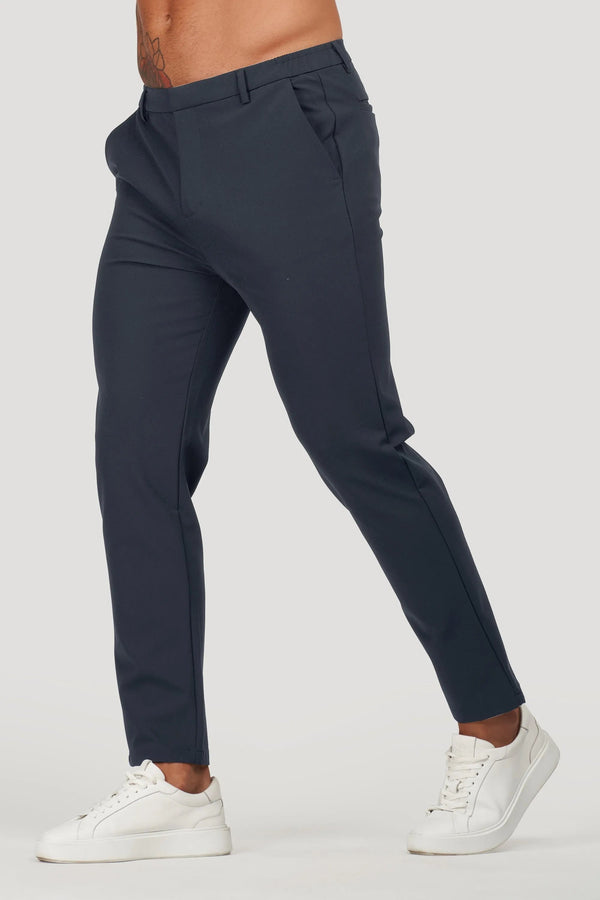 Calça Alfaiataria Masculina Tech Luca Azul Marinho