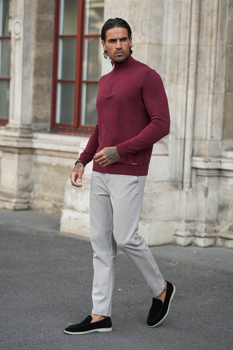 Calça Alfaiataria Masculina Tech Luca Bege