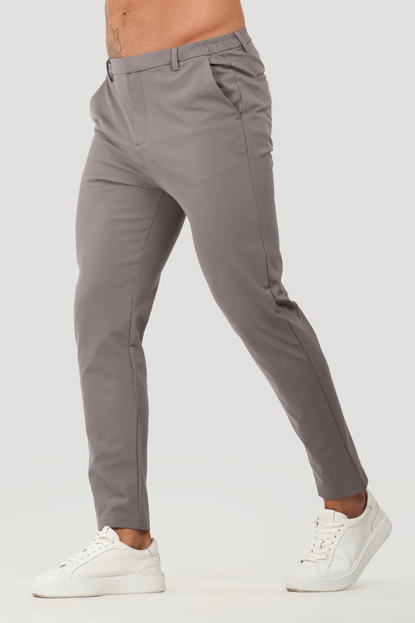 Calça Alfaiataria Masculina Tech Luca Cinza