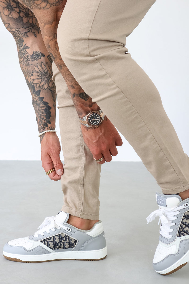 Calça Jeans Masculina Luca Bege