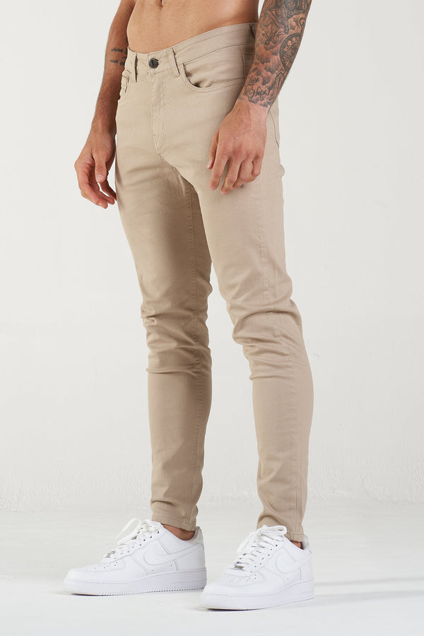 Calça Jeans Masculina Luca Bege