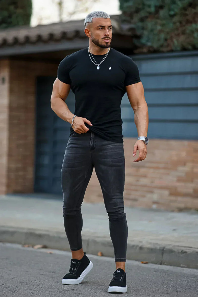 Calça Jeans Masculina Luca Lorenzzo Cinza