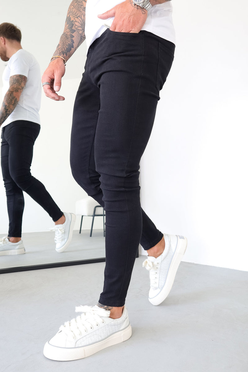 Calça Jeans Masculina Luca Preta