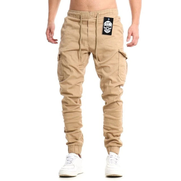 Calça Cargo Jogger Masculina com Punho Elástico